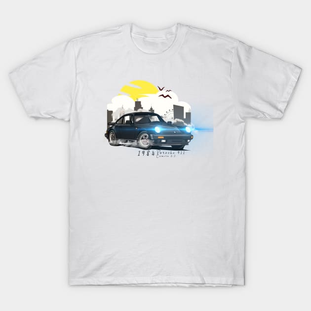 Porsche 911 Carrera Classic T-Shirt by CoretanVector